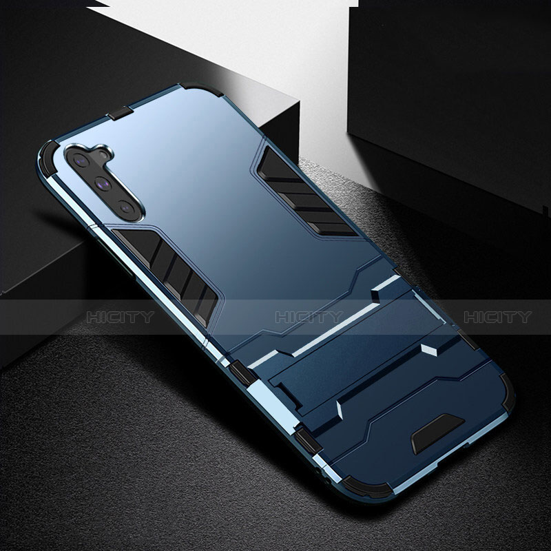 Custodia Silicone e Plastica Opaca Cover con Supporto R02 per Samsung Galaxy Note 10 5G