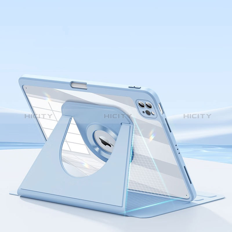 Custodia Silicone e Plastica Opaca Cover con Supporto S01 per Apple iPad Pro 12.9 (2022)