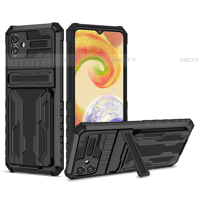 Custodia Silicone e Plastica Opaca Cover con Supporto YF1 per Samsung Galaxy F14 5G