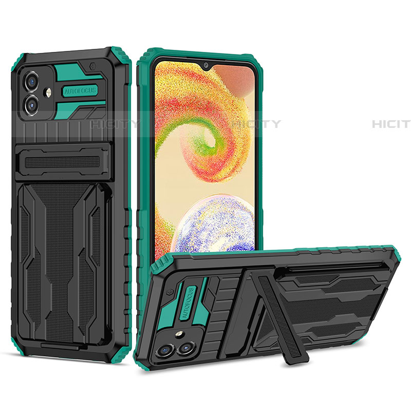 Custodia Silicone e Plastica Opaca Cover con Supporto YF1 per Samsung Galaxy F14 5G