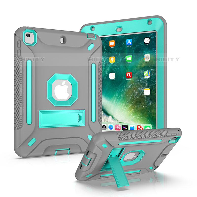 Custodia Silicone e Plastica Opaca Cover con Supporto YJ1 per Apple iPad Mini 4