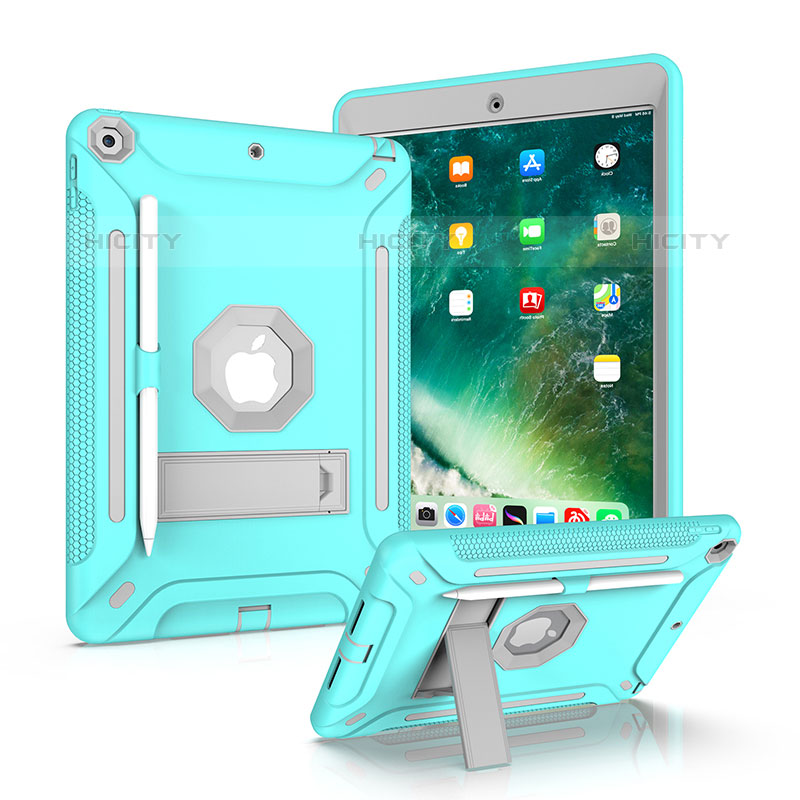 Custodia Silicone e Plastica Opaca Cover con Supporto YJ2 per Apple iPad 10.2 (2020)