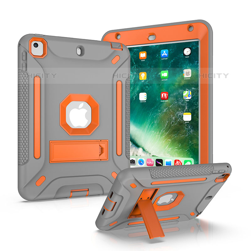 Custodia Silicone e Plastica Opaca Cover con Supporto YJ2 per Apple iPad Mini 4