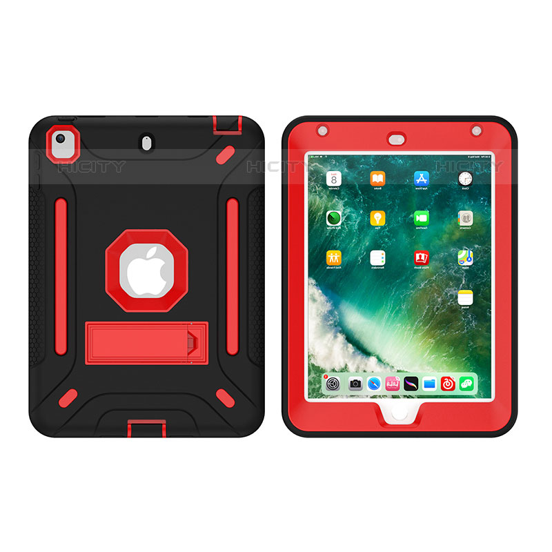 Custodia Silicone e Plastica Opaca Cover con Supporto YJ2 per Apple iPad Mini 4