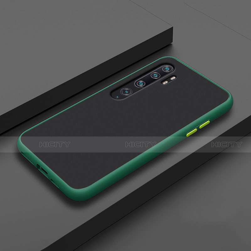 Custodia Silicone e Plastica Opaca Cover D01 per Xiaomi Mi Note 10 Verde