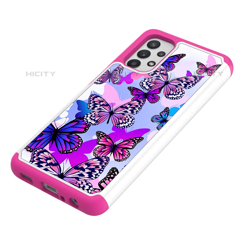 Custodia Silicone e Plastica Opaca Cover Fronte e Retro 360 Gradi JX1 per Samsung Galaxy M32 5G