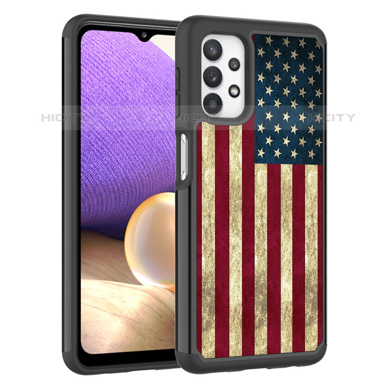 Custodia Silicone e Plastica Opaca Cover Fronte e Retro 360 Gradi JX1 per Samsung Galaxy M32 5G Multicolore