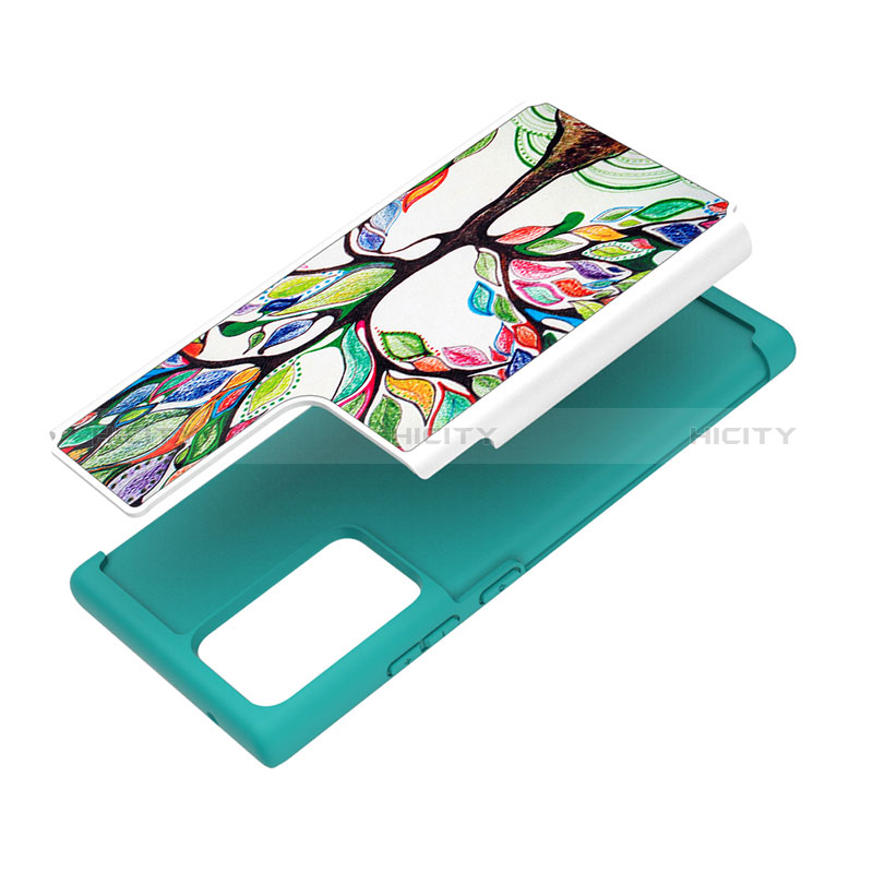 Custodia Silicone e Plastica Opaca Cover Fronte e Retro 360 Gradi JX1 per Samsung Galaxy Note 20 Ultra 5G