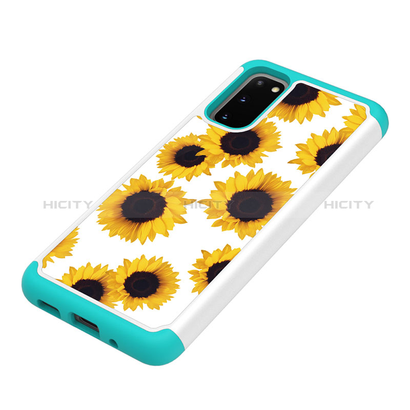 Custodia Silicone e Plastica Opaca Cover Fronte e Retro 360 Gradi JX1 per Samsung Galaxy S20 5G