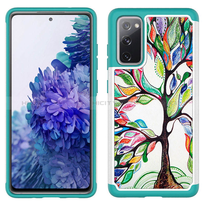 Custodia Silicone e Plastica Opaca Cover Fronte e Retro 360 Gradi JX1 per Samsung Galaxy S20 FE 5G