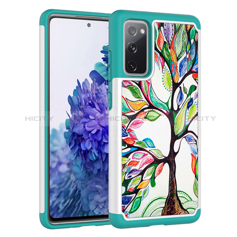 Custodia Silicone e Plastica Opaca Cover Fronte e Retro 360 Gradi JX1 per Samsung Galaxy S20 FE 5G