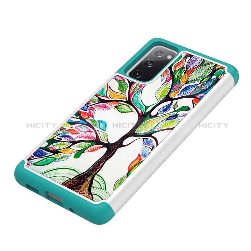 Custodia Silicone e Plastica Opaca Cover Fronte e Retro 360 Gradi JX1 per Samsung Galaxy S20 Lite 5G