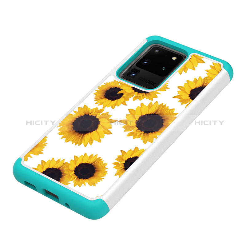 Custodia Silicone e Plastica Opaca Cover Fronte e Retro 360 Gradi JX1 per Samsung Galaxy S20 Ultra 5G