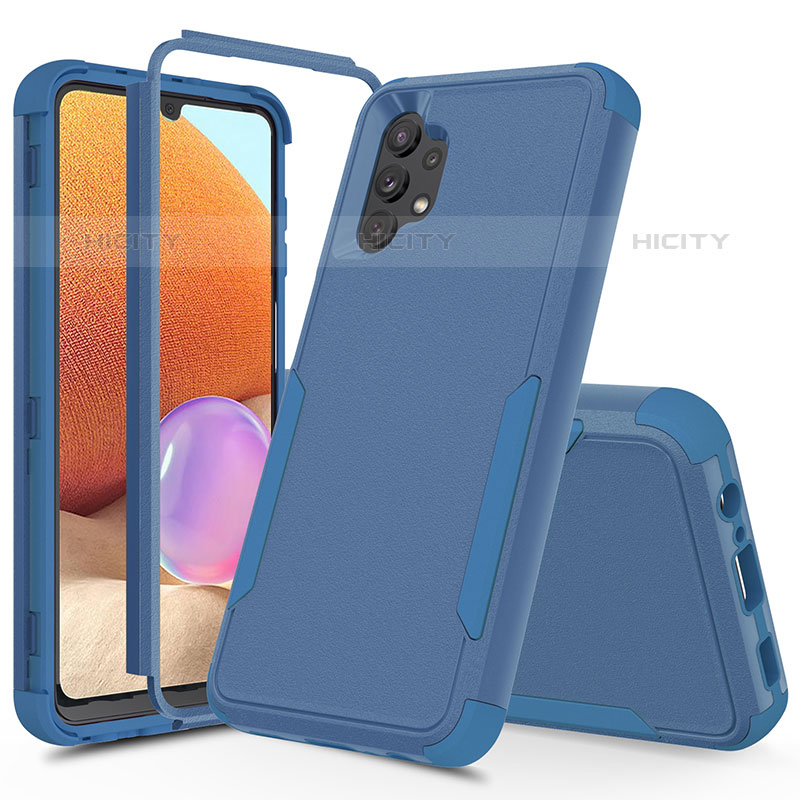 Custodia Silicone e Plastica Opaca Cover Fronte e Retro 360 Gradi MQ1 per Samsung Galaxy M32 5G