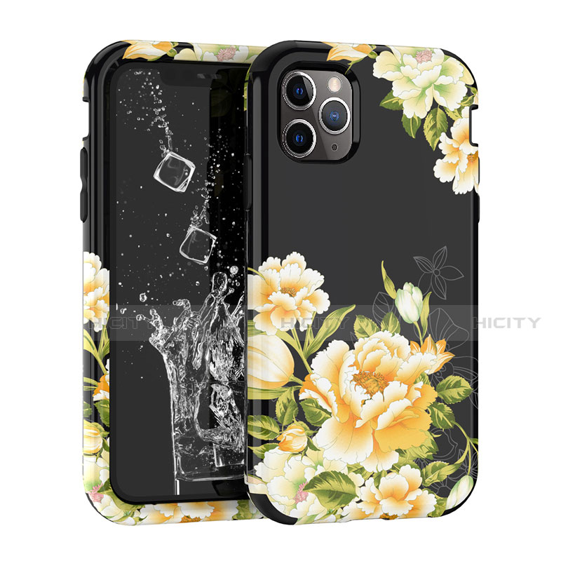 Custodia Silicone e Plastica Opaca Cover Fronte e Retro 360 Gradi per Apple iPhone 11 Pro Max