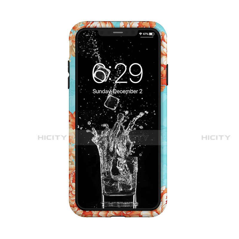 Custodia Silicone e Plastica Opaca Cover Fronte e Retro 360 Gradi per Apple iPhone Xs Max