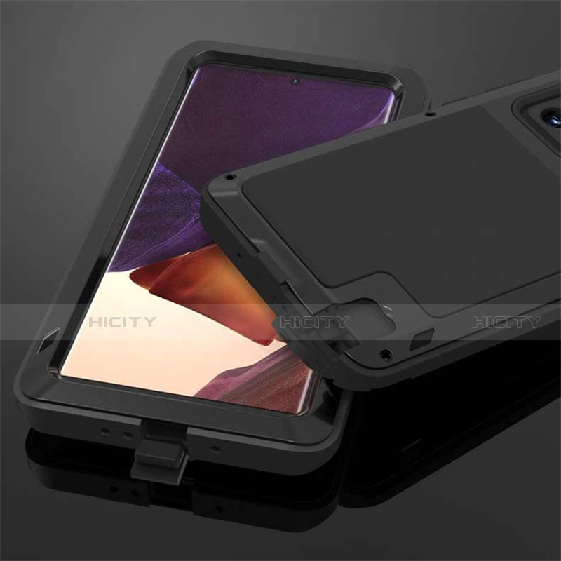 Custodia Silicone e Plastica Opaca Cover Fronte e Retro 360 Gradi per Samsung Galaxy Note 20 Ultra 5G