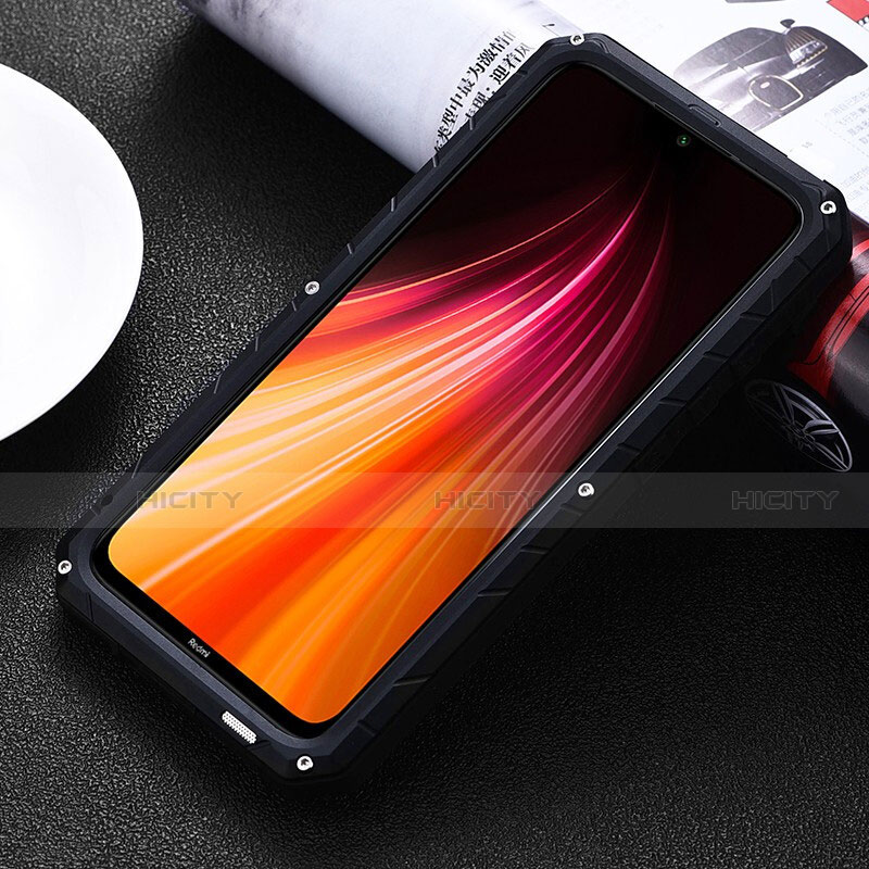 Custodia Silicone e Plastica Opaca Cover Fronte e Retro 360 Gradi R01 per Xiaomi Redmi Note 8