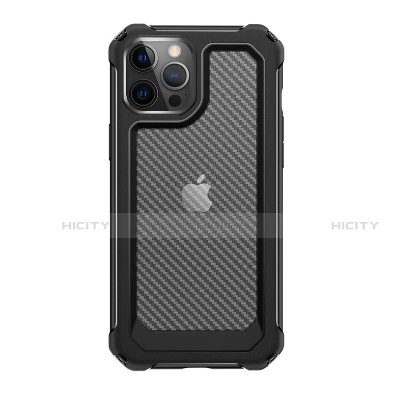 Custodia Silicone e Plastica Opaca Cover Fronte e Retro 360 Gradi R02 per Apple iPhone 12 Pro