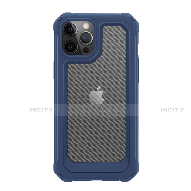 Custodia Silicone e Plastica Opaca Cover Fronte e Retro 360 Gradi R02 per Apple iPhone 12 Pro Max