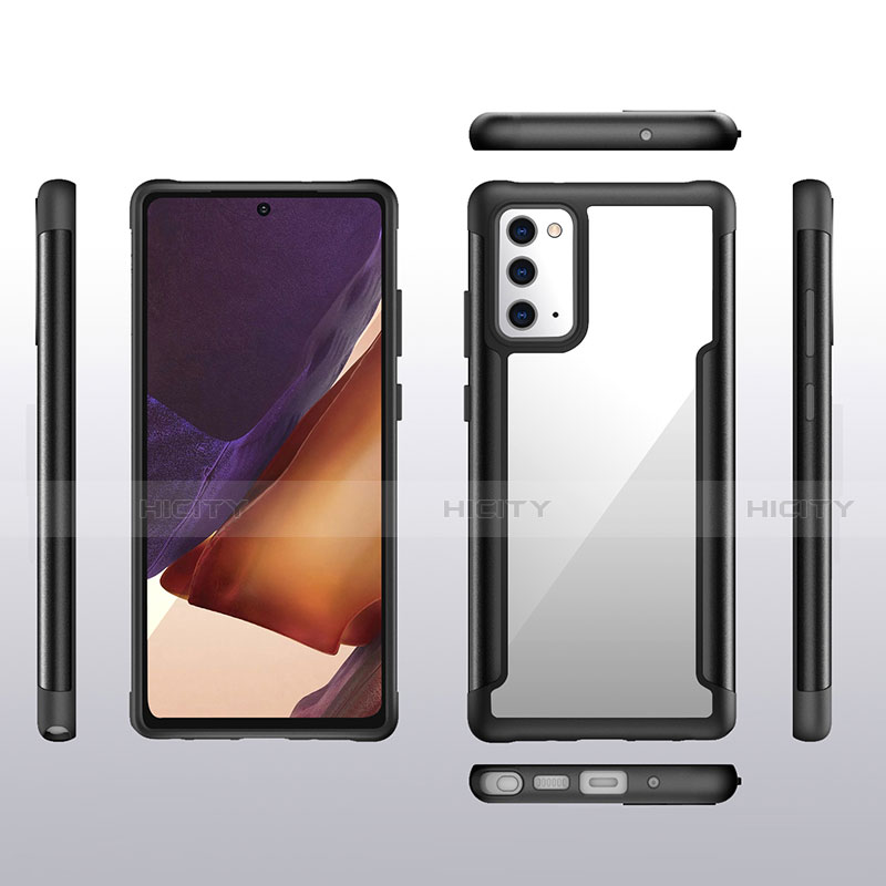 Custodia Silicone e Plastica Opaca Cover Fronte e Retro 360 Gradi R02 per Samsung Galaxy Note 20 5G