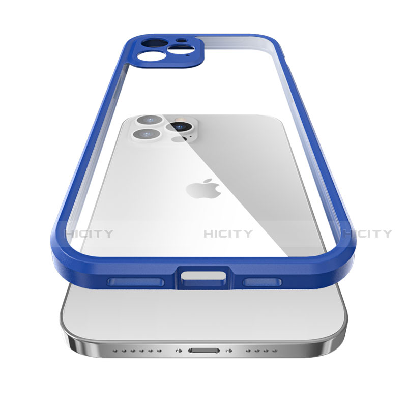 Custodia Silicone e Plastica Opaca Cover Fronte e Retro 360 Gradi R05 per Apple iPhone 12 Pro Max