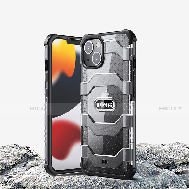 Custodia Silicone e Plastica Opaca Cover Fronte e Retro 360 Gradi U02 per Apple iPhone 13