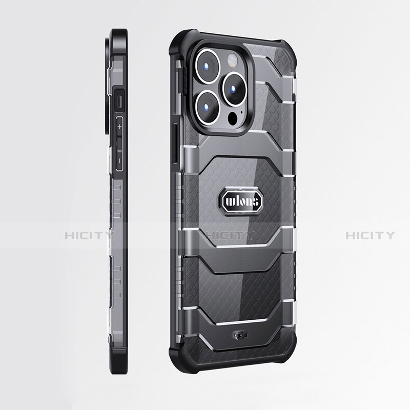 Custodia Silicone e Plastica Opaca Cover Fronte e Retro 360 Gradi U02 per Apple iPhone 13 Pro Max