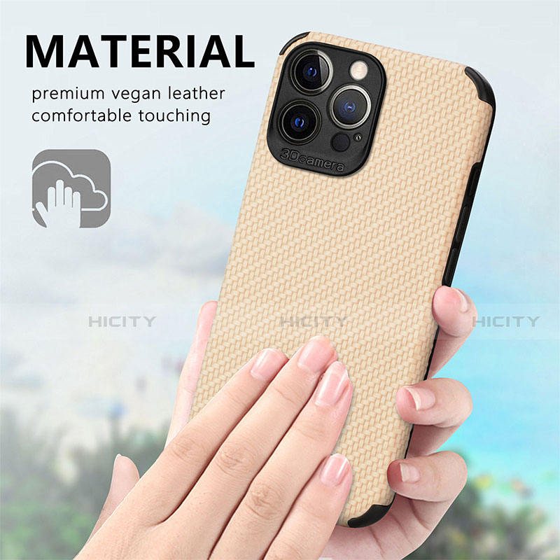 Custodia Silicone e Plastica Opaca Cover Fronte e Retro 360 Gradi U04 per Apple iPhone 13 Pro Max