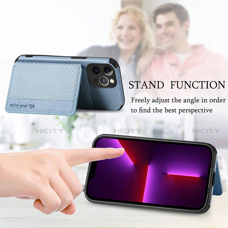 Custodia Silicone e Plastica Opaca Cover Fronte e Retro 360 Gradi U05 per Apple iPhone 13 Pro Max