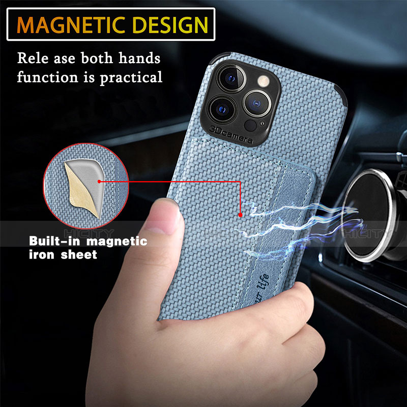 Custodia Silicone e Plastica Opaca Cover Fronte e Retro 360 Gradi U05 per Apple iPhone 13 Pro Max