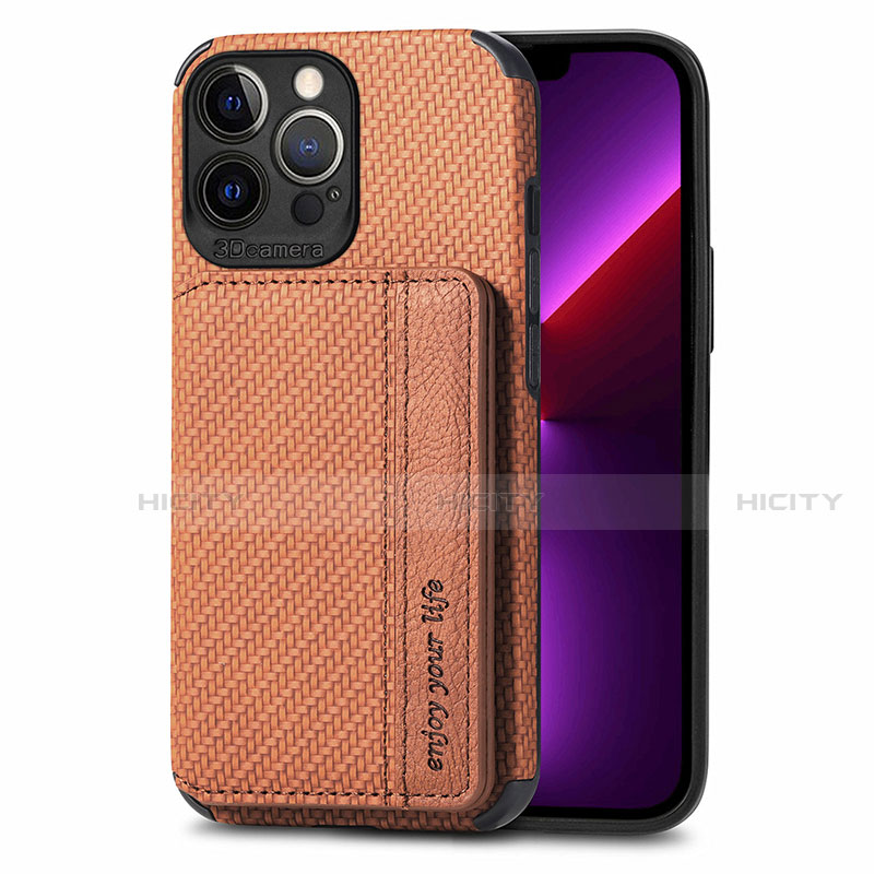 Custodia Silicone e Plastica Opaca Cover Fronte e Retro 360 Gradi U05 per Apple iPhone 13 Pro Max