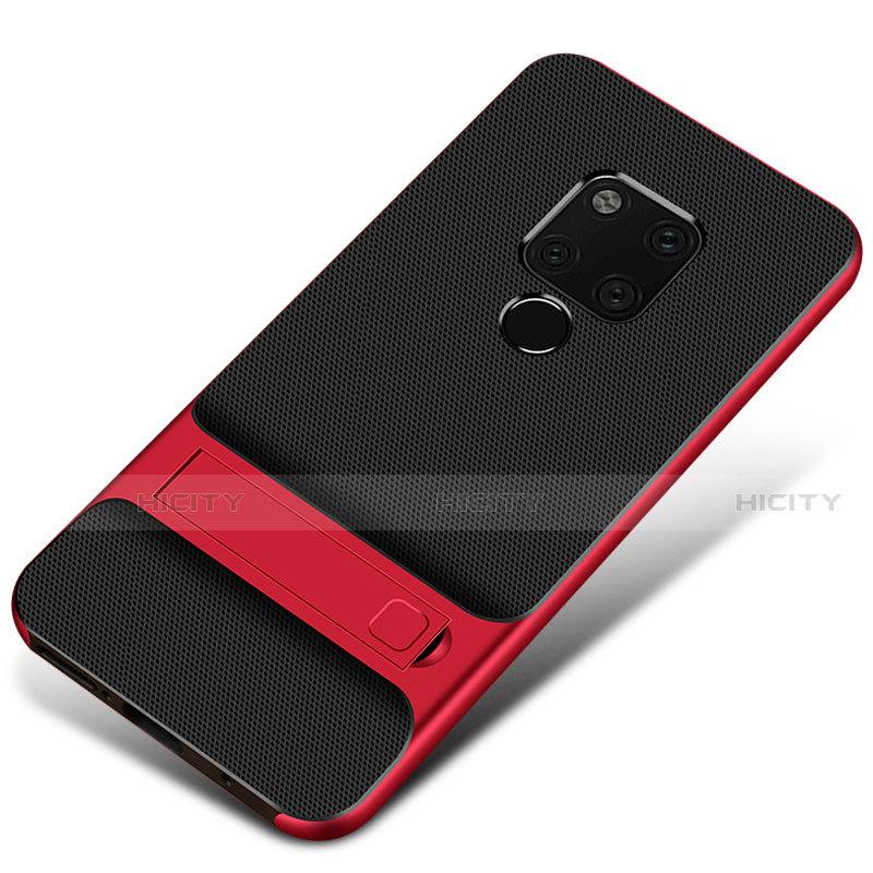 Custodia Silicone e Plastica Opaca Cover M01 per Huawei Mate 20 Rosso