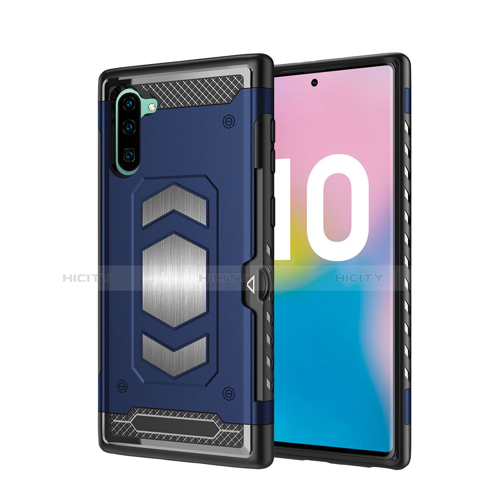 Custodia Silicone e Plastica Opaca Cover Magnetico per Samsung Galaxy Note 10