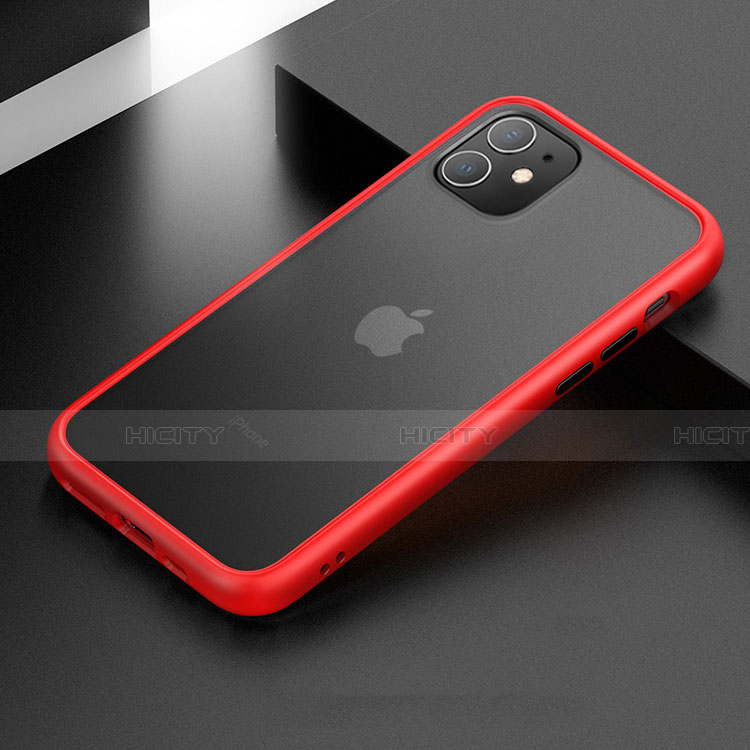 Custodia Silicone e Plastica Opaca Cover per Apple iPhone 11