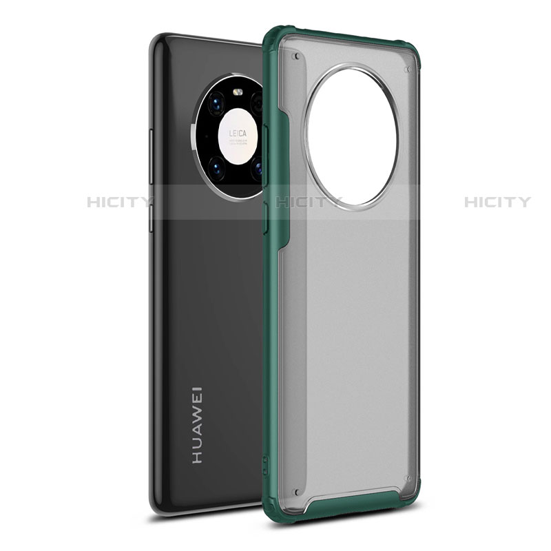 Custodia Silicone e Plastica Opaca Cover per Huawei Mate 40 Verde