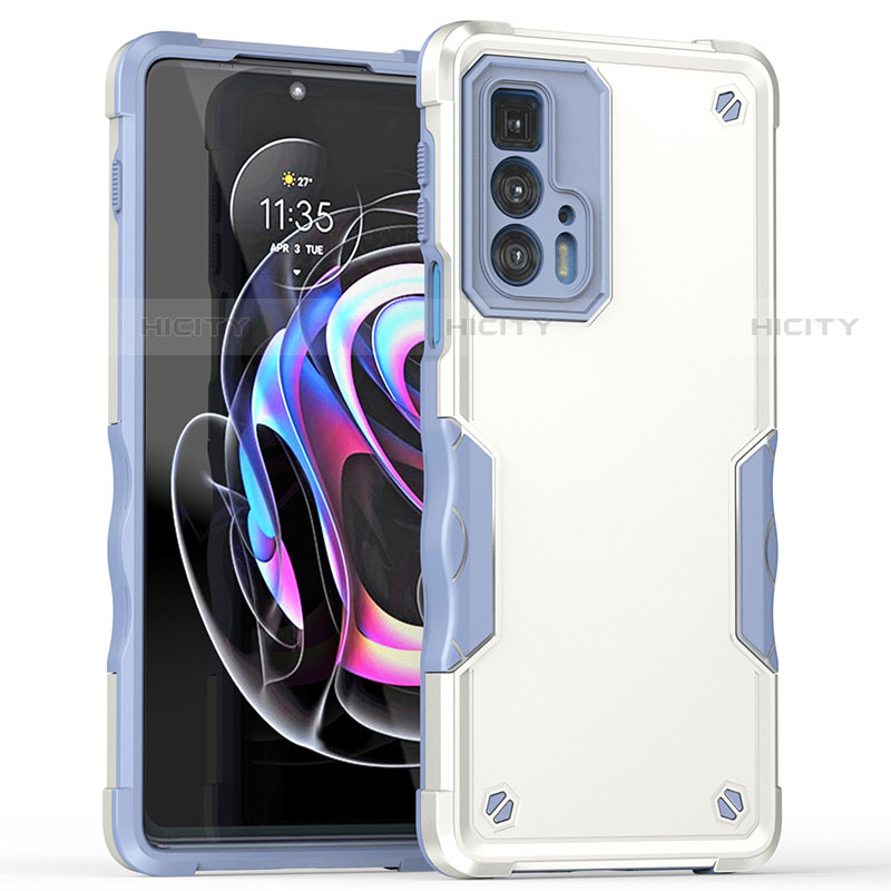 Custodia Silicone e Plastica Opaca Cover per Motorola Moto Edge 20 Pro 5G