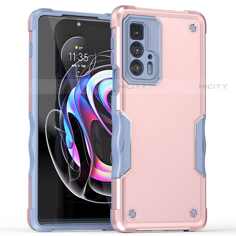 Custodia Silicone e Plastica Opaca Cover per Motorola Moto Edge 20 Pro 5G