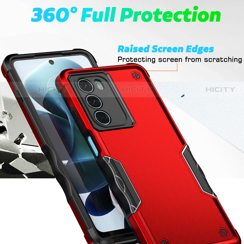 Custodia Silicone e Plastica Opaca Cover per Motorola Moto G200 5G