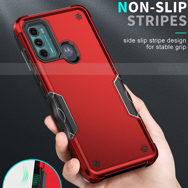 Custodia Silicone e Plastica Opaca Cover per Motorola Moto G40 Fusion