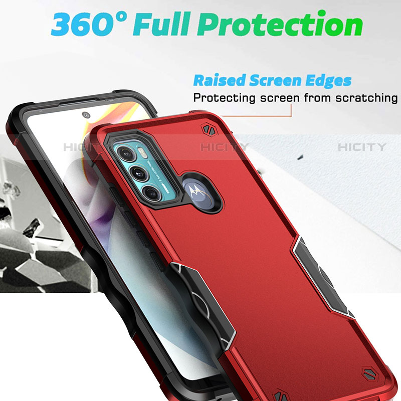 Custodia Silicone e Plastica Opaca Cover per Motorola Moto G60s