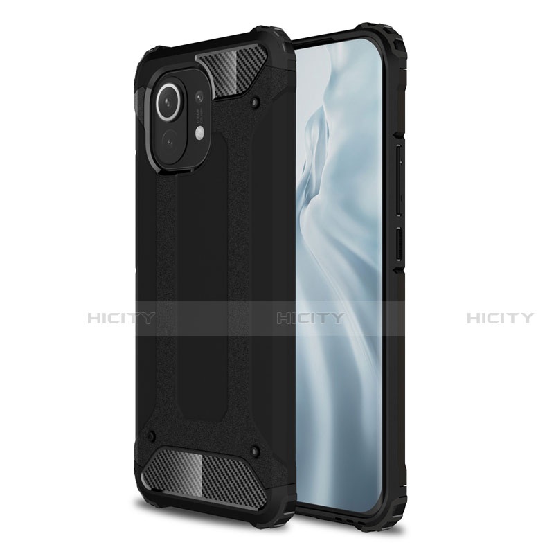 Custodia Silicone e Plastica Opaca Cover per Xiaomi Mi 11 Lite 5G