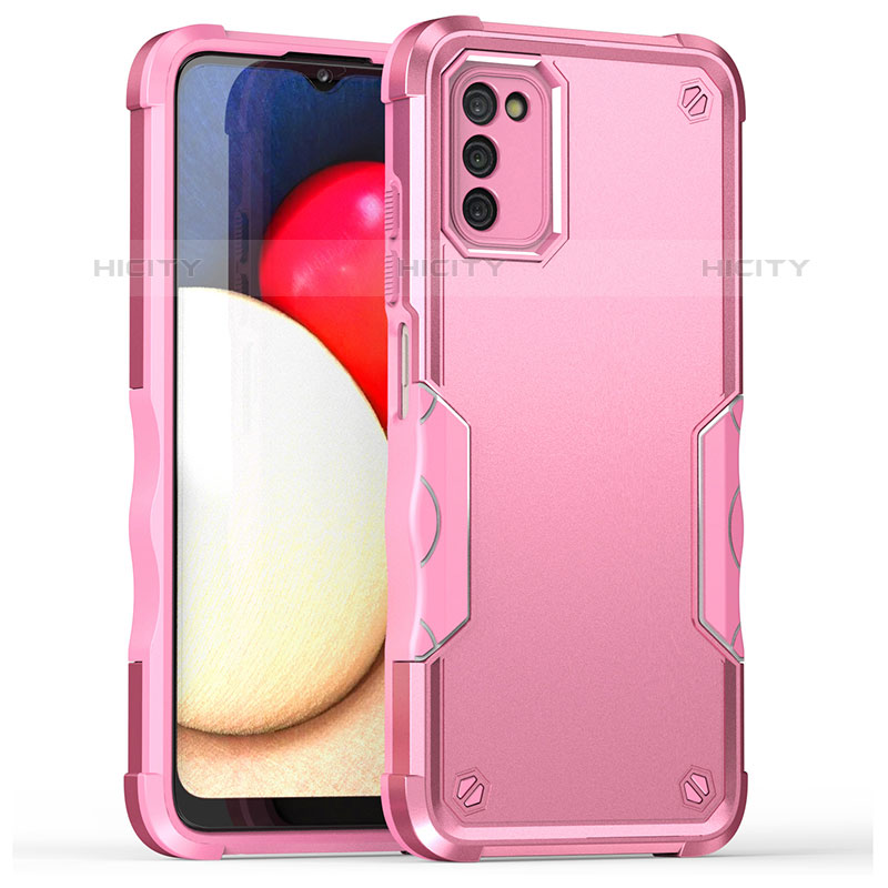 Custodia Silicone e Plastica Opaca Cover QW1 per Samsung Galaxy M02s