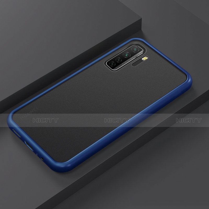 Custodia Silicone e Plastica Opaca Cover R01 per Huawei P40 Lite 5G Blu