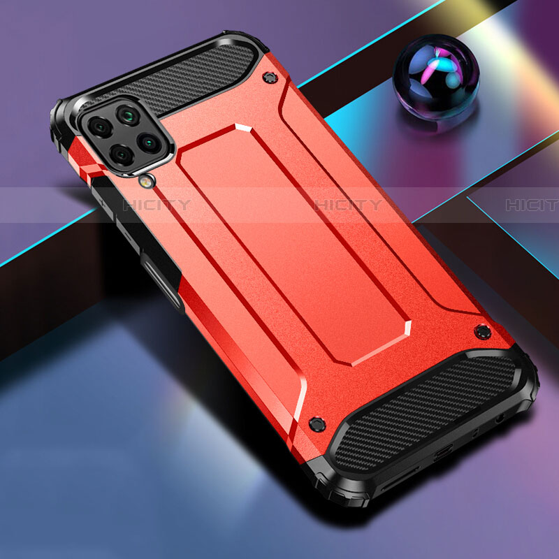 Custodia Silicone e Plastica Opaca Cover R01 per Huawei P40 Lite Rosso