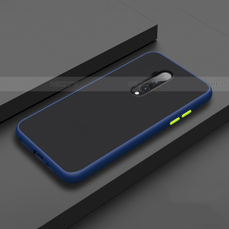 Custodia Silicone e Plastica Opaca Cover R01 per OnePlus 7T Pro Blu
