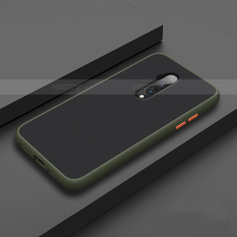 Custodia Silicone e Plastica Opaca Cover R01 per OnePlus 7T Pro Verde