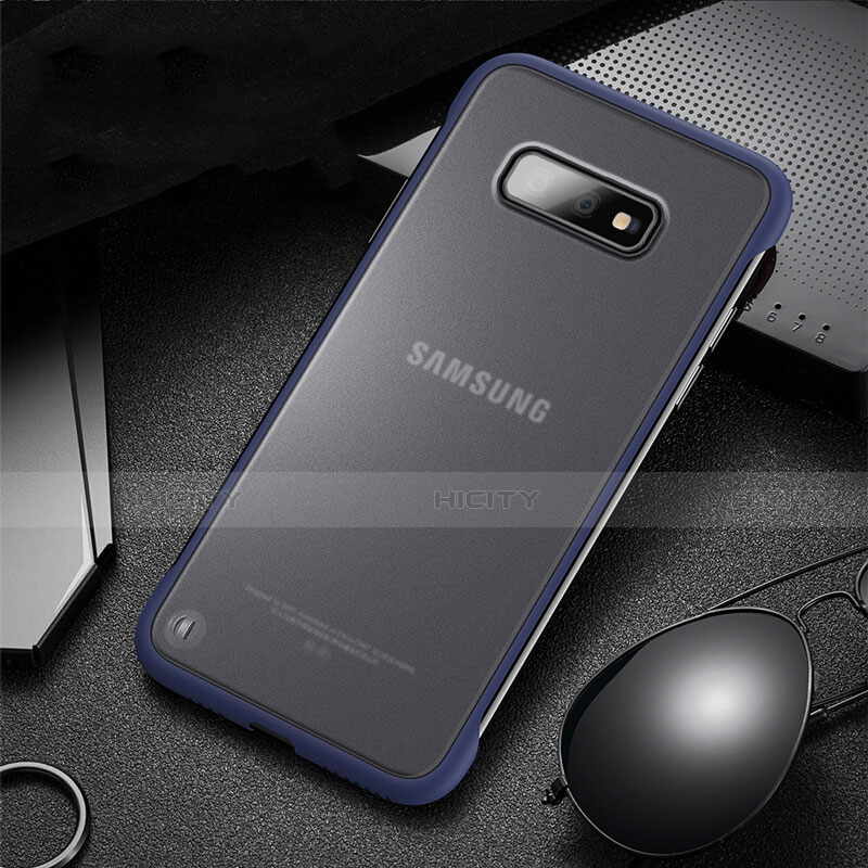 Custodia Silicone e Plastica Opaca Cover R01 per Samsung Galaxy S10e Blu