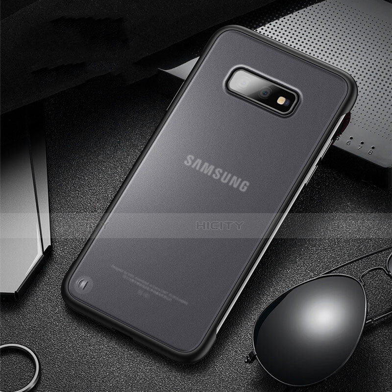 Custodia Silicone e Plastica Opaca Cover R01 per Samsung Galaxy S10e Nero