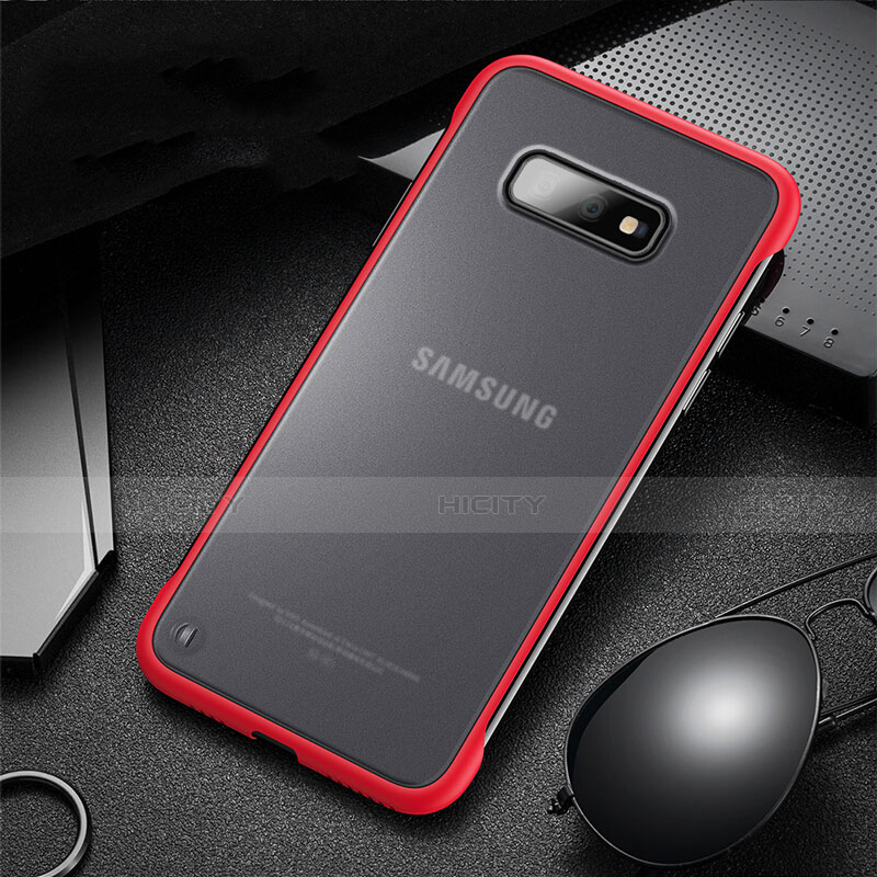 Custodia Silicone e Plastica Opaca Cover R01 per Samsung Galaxy S10e Rosso